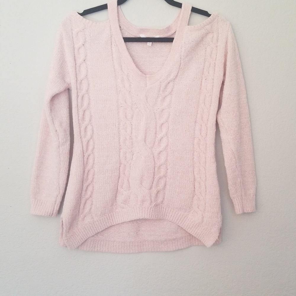 🌸Chenille Off the shoulder Sweater